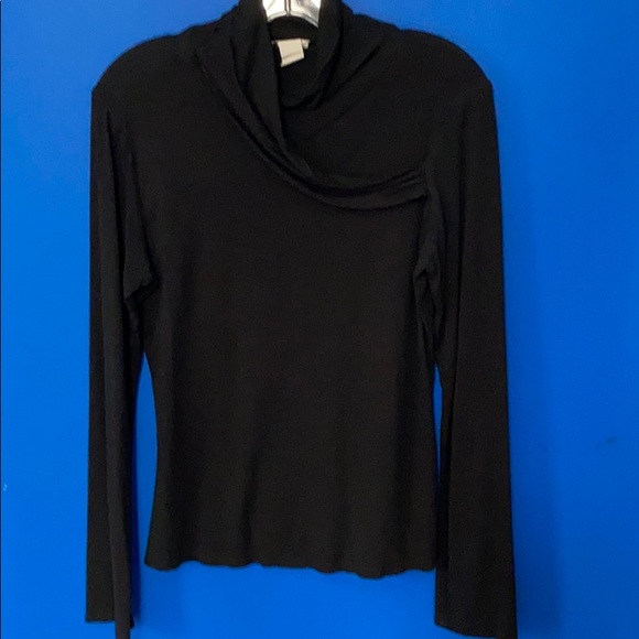 Page Tops - PAGE Soft Knit Black Top Sz M